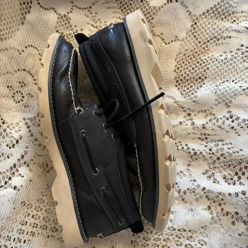 Sperry Billfish 3-Eye Men's US 9.5 Navy Blue Boat Shoes